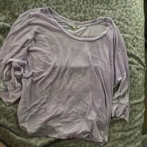 long sleeve light purple shirt S